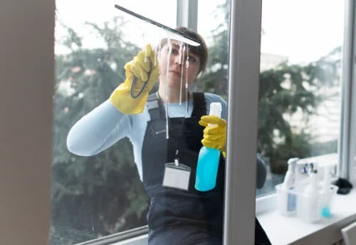 Nettoyage de vitres intérieures et extérieures à Muel